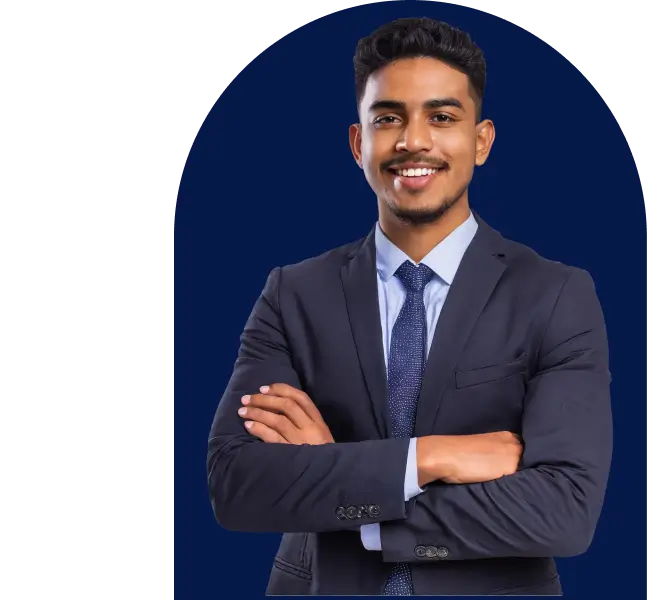 Smiling professional man