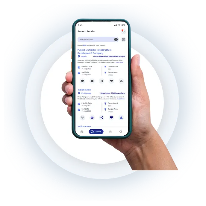Tender Alert Mobile App
