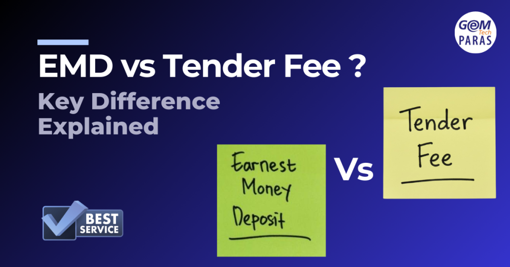 Difference Between EMD and Tender Fee